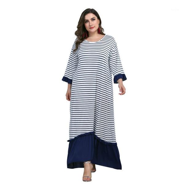 loose oversized maxi long dress women summer o neck long sleeve multicolor ruffles dress plus size ladies tunic dresses1, Black;gray
loose oversized maxi long dress women summer o neck long sleeve multicolor ruffles dress plus size ladies tunic dresses1, Black;gray