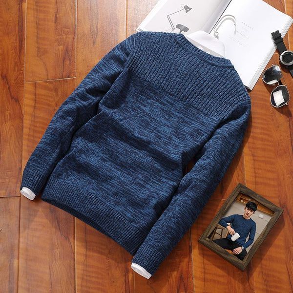 sweater men round collar fashion korean version casual handsome young solid sweater autumn and winter new sweate1, White;black
sweater men round collar fashion korean version casual handsome young solid sweater autumn and winter new sweate1, White;black