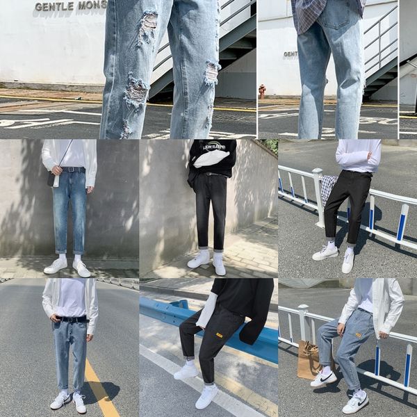 tdsfl ripped slim мужских маленькие ног потерять корейский модный стиль нищих штанов пунктов 9 джинсов весной и летом тонких брюки и trouser, Blue
tdsfl ripped slim мужских маленькие ног потерять корейский модный стиль нищих штанов пунктов 9 джинсов весной и летом тонких брюки и trouser, Blue