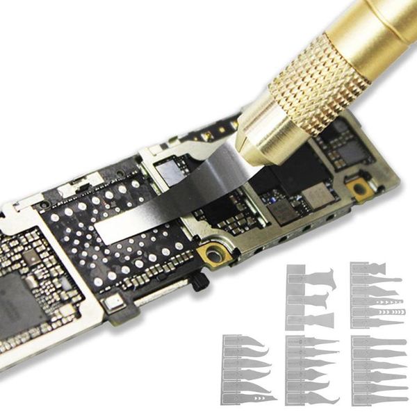 27 in 1 multi-function pry remove motherboard ic chip repair knife thin blade hand tools set for phone computer
27 in 1 multi-function pry remove motherboard ic chip repair knife thin blade hand tools set for phone computer