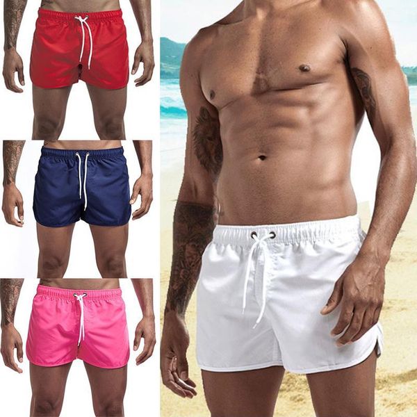 summer men running shorts men quick dry sports gym shorts sportswear clothing mens fitness surffing1, White;black
