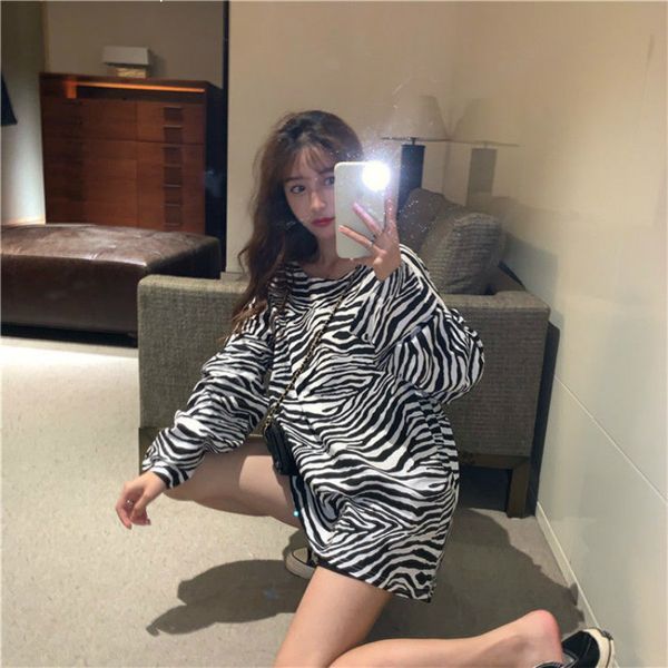 spring 2021 new zebra printing long sleeves female shirt trend looses hong kong retro-bottoming t-shirts y436 hpph, White
spring 2021 new zebra printing long sleeves female shirt trend looses hong kong retro-bottoming t-shirts y436 hpph, White