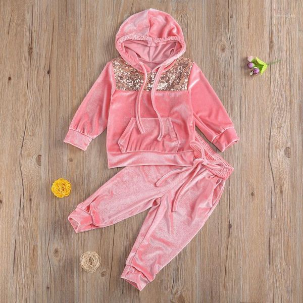 newborn baby girl velvet suit hooded sweater + trousers sequin stitching decoration ribbed closing spring clothing set 1-6y1, White
newborn baby girl velvet suit hooded sweater + trousers sequin stitching decoration ribbed closing spring clothing set 1-6y1, White
