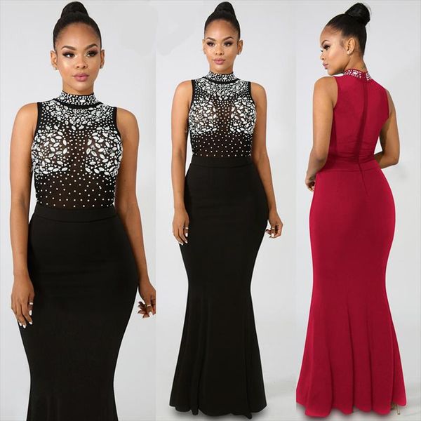 2021 spring summer women dress see through christmas party vestidos mermaid patchwork stand plus size dress, Black;gray
2021 spring summer women dress see through christmas party vestidos mermaid patchwork stand plus size dress, Black;gray