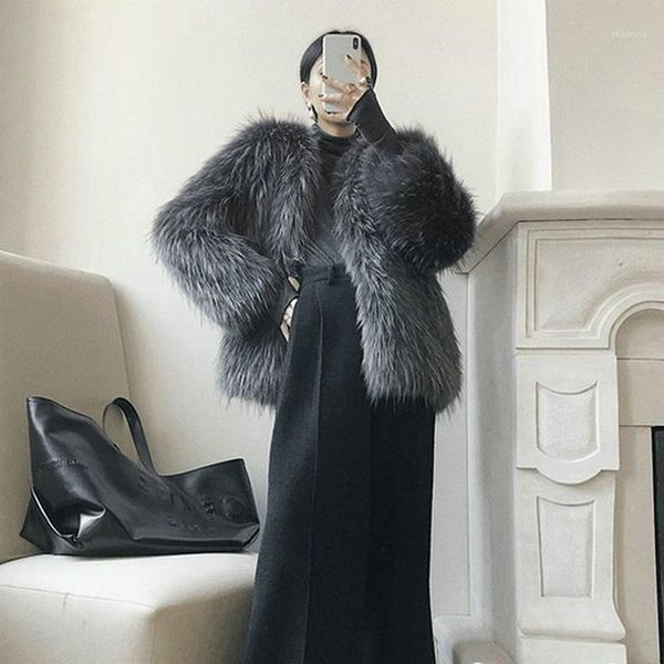 new imitation fur imitation fur coat coat fashion casual warm women's environmental protection ar1, Black
new imitation fur imitation fur coat coat fashion casual warm women's environmental protection ar1, Black