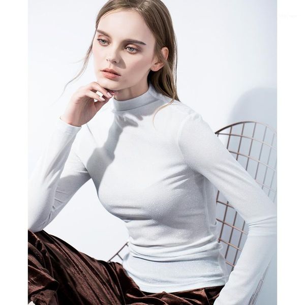 size s-3xl women o-neck stretchy shinning mesh lace t-shirts girls full sleeve tees clothing for female1, White
size s-3xl women o-neck stretchy shinning mesh lace t-shirts girls full sleeve tees clothing for female1, White