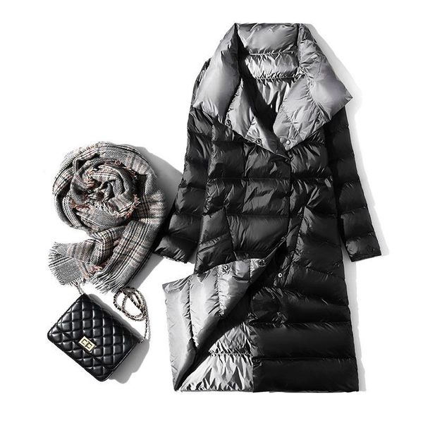 women's winter x-long down jackets plus size both sides can be wear female cold coat thick stand collar padded outwear kg-235, Black
women's winter x-long down jackets plus size both sides can be wear female cold coat thick stand collar padded outwear kg-235, Black