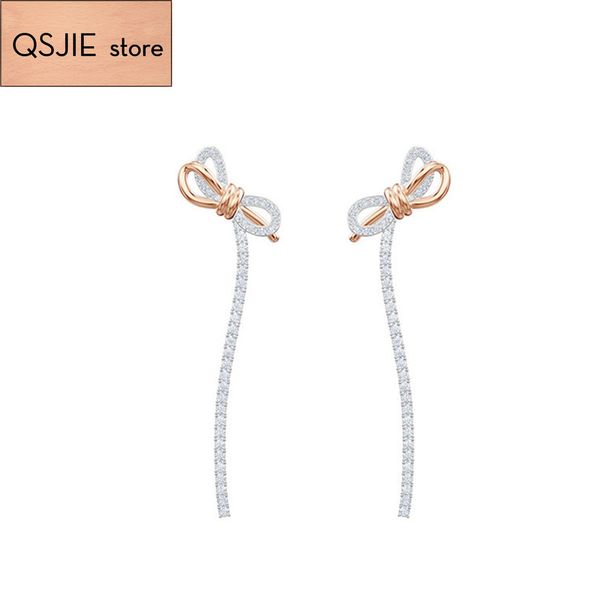 qsjie swa fashion elegant new two-color butterfly knot ear nails charming fashion jewelry, Golden;silver
qsjie swa fashion elegant new two-color butterfly knot ear nails charming fashion jewelry, Golden;silver