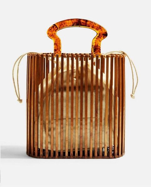 eco-friendly handmade bamboo bag acrylic handle wood handbag women summer beach messenger tote canvas inner bag
eco-friendly handmade bamboo bag acrylic handle wood handbag women summer beach messenger tote canvas inner bag