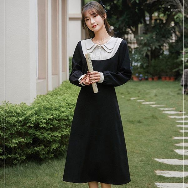 one-piece 2021 spring autumn women chic dress french thickened corduroy stitching dress fake two waist waist temperament dresses1, Black;gray
one-piece 2021 spring autumn women chic dress french thickened corduroy stitching dress fake two waist waist temperament dresses1, Black;gray