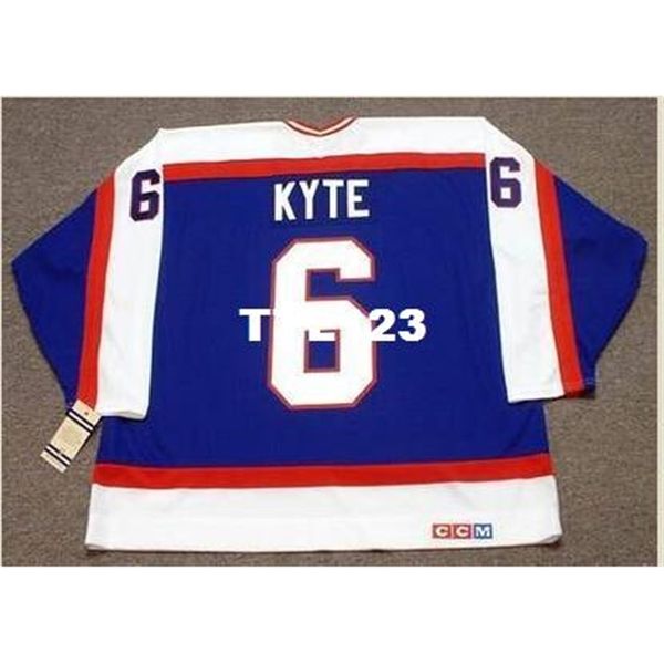 men #6 jim kyte winnipeg jets 1986 ccm vintage hockey jersey or custom any name or number retro jersey, Black
men #6 jim kyte winnipeg jets 1986 ccm vintage hockey jersey or custom any name or number retro jersey, Black