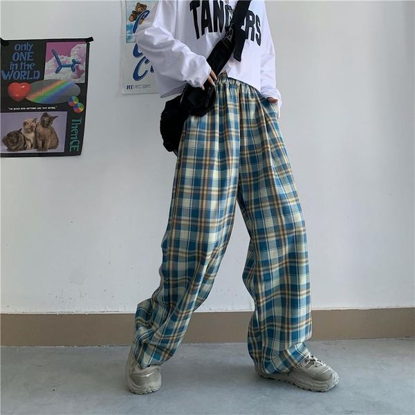men's pants streetwear vintage straight plaid trousers 2xl plus size casual high waist men wide leg jogging homme pantalon, Black
men's pants streetwear vintage straight plaid trousers 2xl plus size casual high waist men wide leg jogging homme pantalon, Black