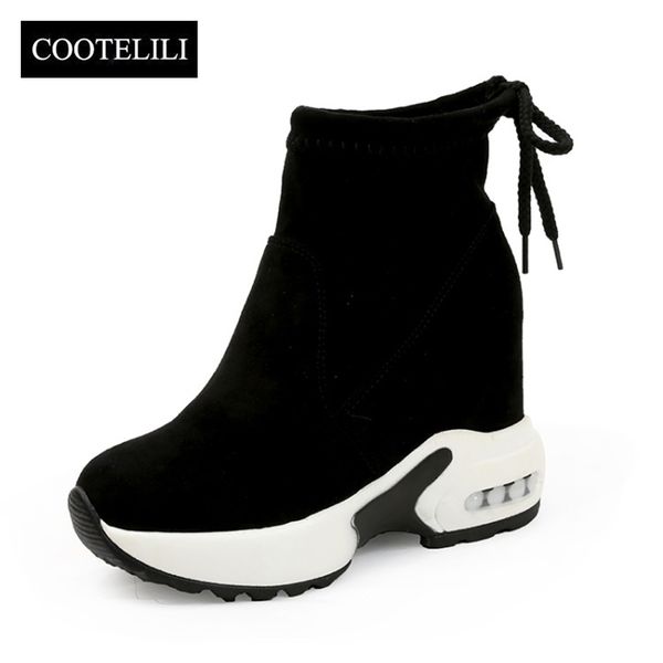 cootelili fashion increasing shoes women high heels ankle boots for women autumn winter rubber boots women pumps ladies 35-39 y1221, Black
cootelili fashion increasing shoes women high heels ankle boots for women autumn winter rubber boots women pumps ladies 35-39 y1221, Black