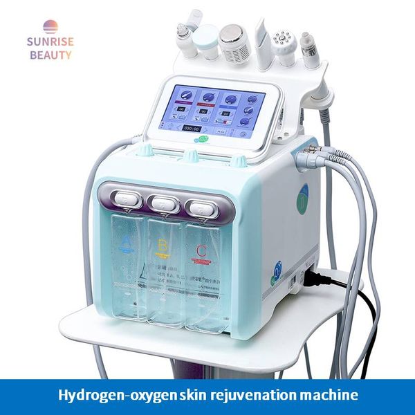 6 in 1 multifunctional hydro diamond microdermabrasion water dermabrasion peeling skin scrubber beauty facial machine for salon, Black;white
6 in 1 multifunctional hydro diamond microdermabrasion water dermabrasion peeling skin scrubber beauty facial machine for salon, Black;white