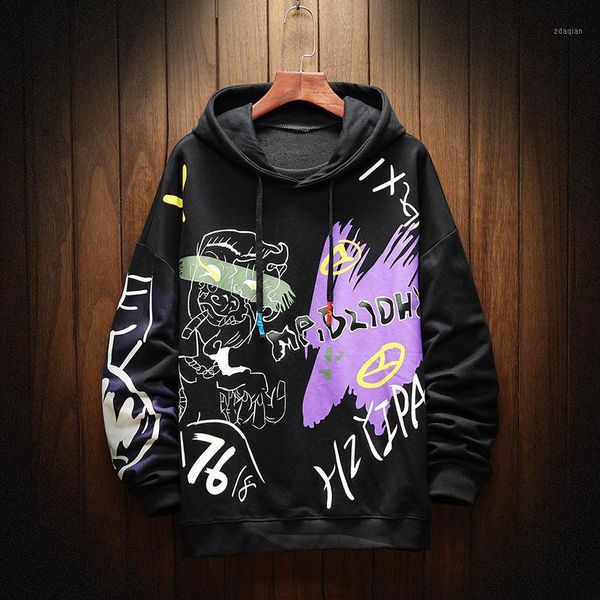 casual men hip hop hoodies new 2020 mens harajuku autumn sweatshirts male japanese streetwear loose hoodies funny graffiti coats1, Black
casual men hip hop hoodies new 2020 mens harajuku autumn sweatshirts male japanese streetwear loose hoodies funny graffiti coats1, Black