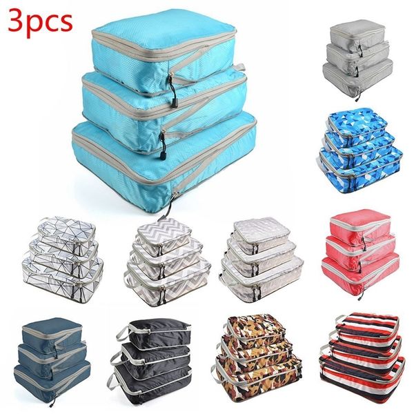 3pcs travel storage bag set for clothes shoes packing cube bag tidy organizer wardrobe suitcase pouch travel organizer bag case y200714, Blue;pink
3pcs travel storage bag set for clothes shoes packing cube bag tidy organizer wardrobe suitcase pouch travel organizer bag case y200714, Blue;pink