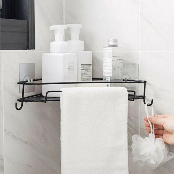 hooks & rails snap up bathroom kitchen corner shelf triangle wall storage holder rack with easy install1
hooks & rails snap up bathroom kitchen corner shelf triangle wall storage holder rack with easy install1