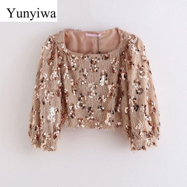women high street sequins embroidery casual short blouses ladies patchwork chic lantern sleeve shirt tassel blusas 1, White
women high street sequins embroidery casual short blouses ladies patchwork chic lantern sleeve shirt tassel blusas 1, White
