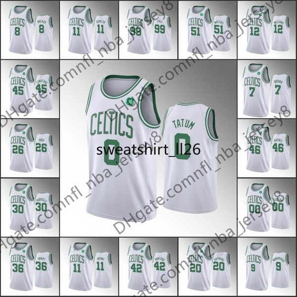 мужчины кемба уокер джейсон бостон нба татум джайлен браун грант уильямс celtics 2020 ассоциация белый пользовательский трикотаж, Black;red
мужчины кемба уокер джейсон бостон нба татум джайлен браун грант уильямс celtics 2020 ассоциация белый пользовательский трикотаж, Black;red