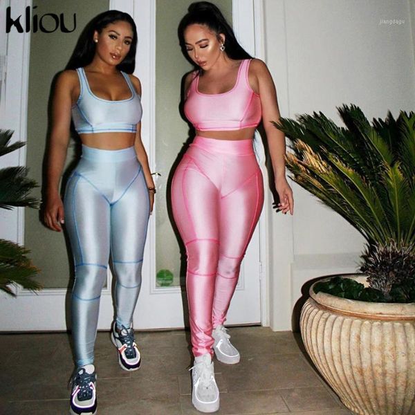 kliou tracksuit women patchwork fitness sleeveless low-neck crop leggings 2 piece set solid sportswear streetwear outfit1, White
kliou tracksuit women patchwork fitness sleeveless low-neck crop leggings 2 piece set solid sportswear streetwear outfit1, White
