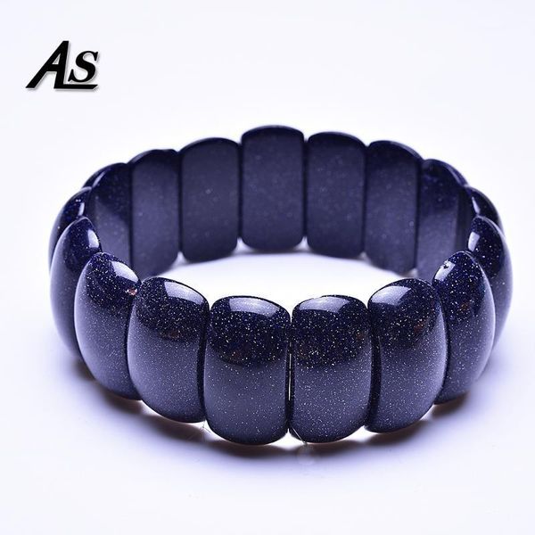 asingeloo 2020 new blue sand stone beads handmade elastic bangle bracelets for women jewelry gift1, Golden;silver
asingeloo 2020 new blue sand stone beads handmade elastic bangle bracelets for women jewelry gift1, Golden;silver