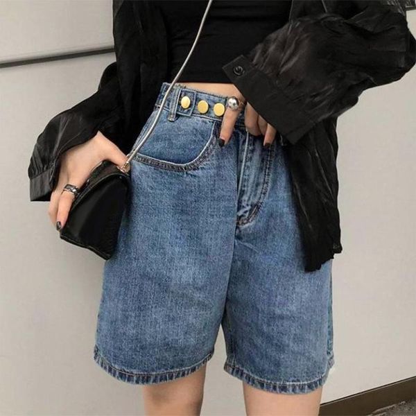 women's shorts fashion casual women straight wide leg high waist pockets short jeans summer korean loose denim 2021 trendy girls, White;black
women's shorts fashion casual women straight wide leg high waist pockets short jeans summer korean loose denim 2021 trendy girls, White;black