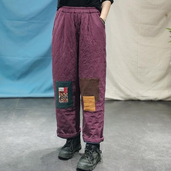 2020 autumn and winter new cotton linen quilted patch casual pants loose and cotton harem pants female temperament, Black;white
2020 autumn and winter new cotton linen quilted patch casual pants loose and cotton harem pants female temperament, Black;white