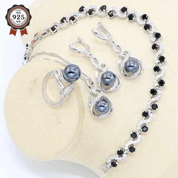 black pearl silver цвет комплект ювелирных изделий для женщин с циркон браслет серьги ожерелье кольца свадебный подарок
black pearl silver цвет комплект ювелирных изделий для женщин с циркон браслет серьги ожерелье кольца свадебный подарок