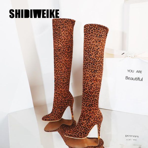 boots 2021 fashion leopard print over the knee pointed toe stretch flock high heels ladies prom long v7871, Black
boots 2021 fashion leopard print over the knee pointed toe stretch flock high heels ladies prom long v7871, Black