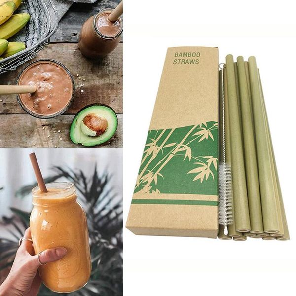 drinking straws 20/24/50pcs reusable bamboo natural with brush cleaner for bar home party straw green
drinking straws 20/24/50pcs reusable bamboo natural with brush cleaner for bar home party straw green