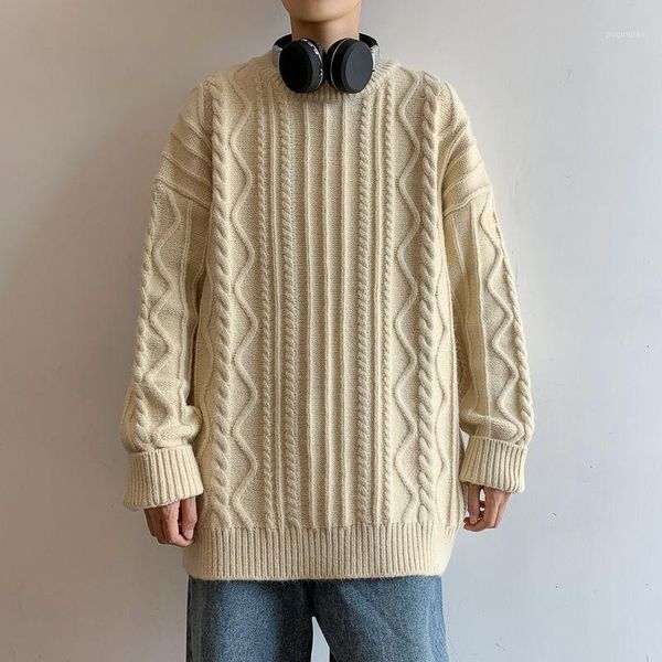 winter sweater men's warmth fashion retro solid color casual knitted pullover men loose o-neck knitting sweaters mens clothes1, White;black
winter sweater men's warmth fashion retro solid color casual knitted pullover men loose o-neck knitting sweaters mens clothes1, White;black