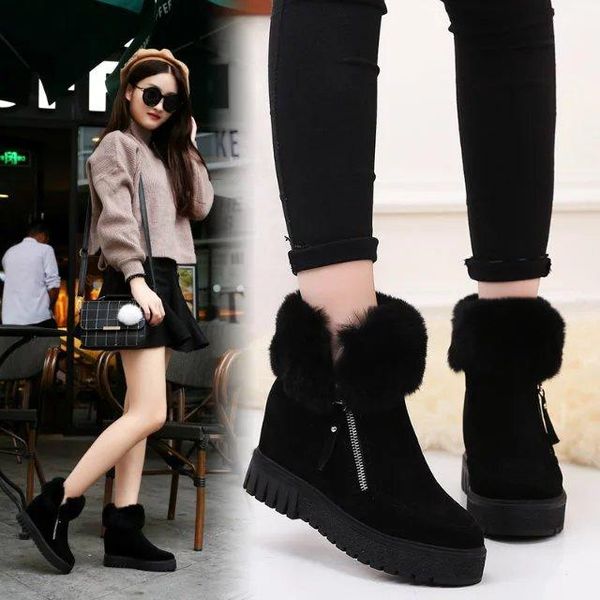 autumn winter women ankle boots kid suede shoes woman square toe chain side zipper new female office thick heels boots, Black
autumn winter women ankle boots kid suede shoes woman square toe chain side zipper new female office thick heels boots, Black