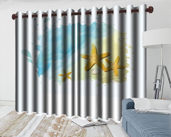 3d curtain window dream beach starfish romantic landscape modern decoration 3d blackout curtains
3d curtain window dream beach starfish romantic landscape modern decoration 3d blackout curtains