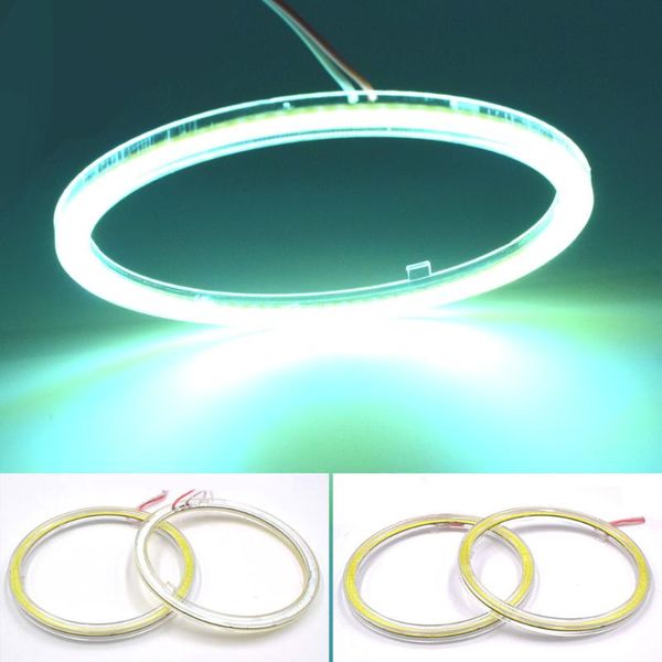 60mm 70mm 80mm 90mm 100mm 110mm 120mm led cob halo ring bulb daytime running headlight lamp angel eye car drl headlamp fog bulbs