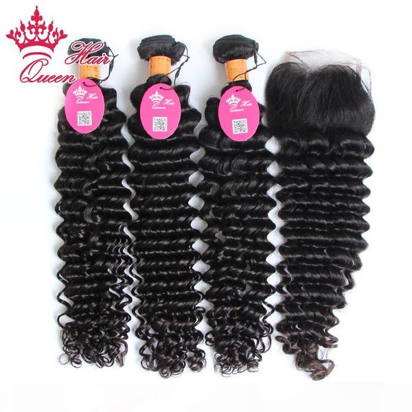 dhl indian virgin hair lace closure with 3pcs hair bundles 100% unprocessed human virgin hair extension deep wave, Black
dhl indian virgin hair lace closure with 3pcs hair bundles 100% unprocessed human virgin hair extension deep wave, Black