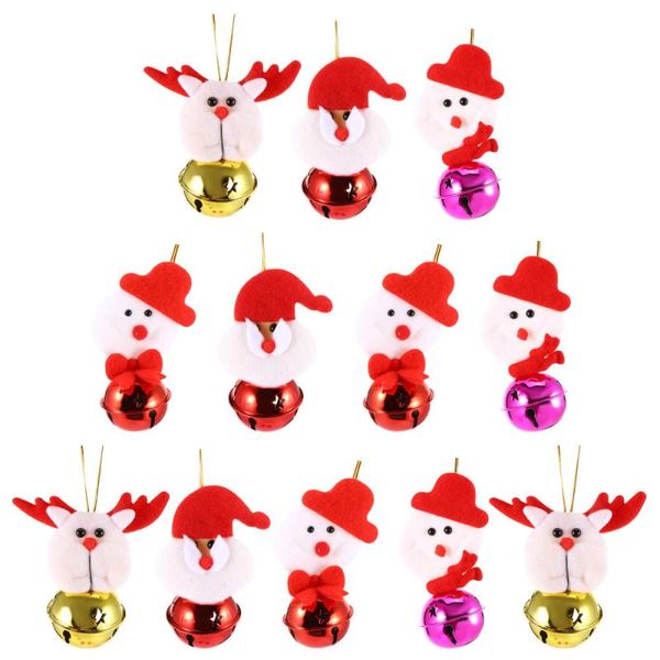 christmas decorations 12pcs party miniature hanging ornament figurines xmas bells decoration
christmas decorations 12pcs party miniature hanging ornament figurines xmas bells decoration