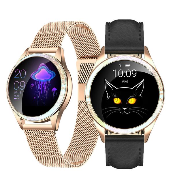 kw20 smart watch women ip68 waterproof bluetooth sport lady wrist watch heart rate blood pressure fitness tracker dial with diamond, Slivery;brown
kw20 smart watch women ip68 waterproof bluetooth sport lady wrist watch heart rate blood pressure fitness tracker dial with diamond, Slivery;brown
