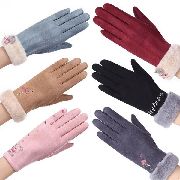 fashion 1pair winter female warm cashmere gloves cute bear mittens thick plush wrist women touch screen driving gloves, Blue;gray
fashion 1pair winter female warm cashmere gloves cute bear mittens thick plush wrist women touch screen driving gloves, Blue;gray