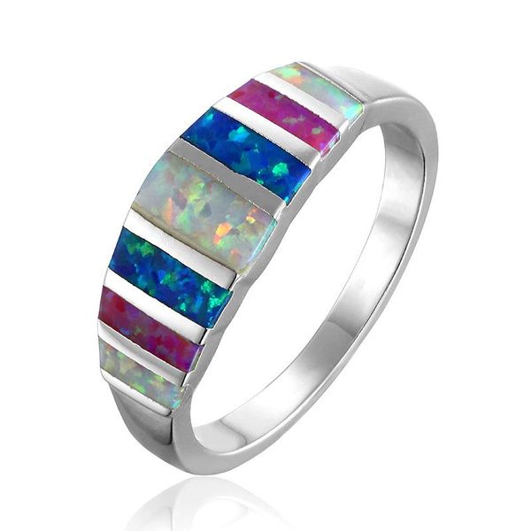 amorui geometric rainbow opal natural stone rings silver color copper cute/romantic rings for women finger jewelry, Golden;silver
amorui geometric rainbow opal natural stone rings silver color copper cute/romantic rings for women finger jewelry, Golden;silver