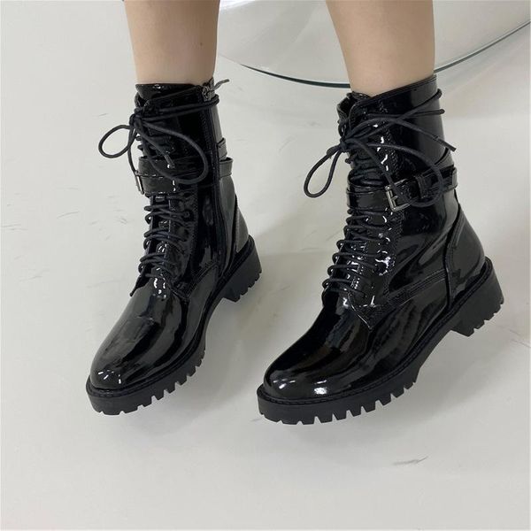 shoes white mid-calf boots round toe luxury designer booties woman 2020 low heel rock short fashion mid calf med rubber, Black
shoes white mid-calf boots round toe luxury designer booties woman 2020 low heel rock short fashion mid calf med rubber, Black