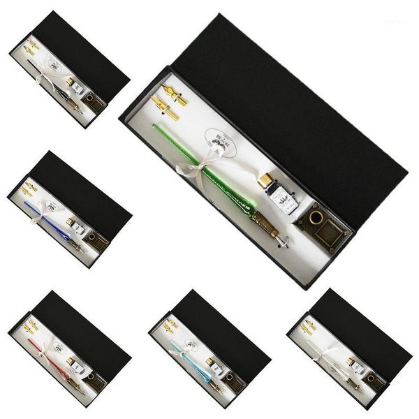 european style vintage glass pen nibbed dip writing ink pens set for school stationery gifts art supplies1
european style vintage glass pen nibbed dip writing ink pens set for school stationery gifts art supplies1