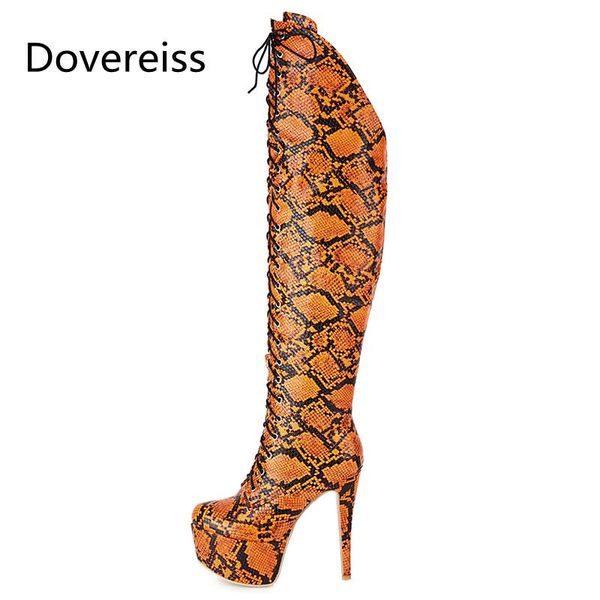 dovereiss fashion women's shoes winter elegant pointed toe waterproof cross tied stilettos heels over the knee boots33-48, Black
dovereiss fashion women's shoes winter elegant pointed toe waterproof cross tied stilettos heels over the knee boots33-48, Black