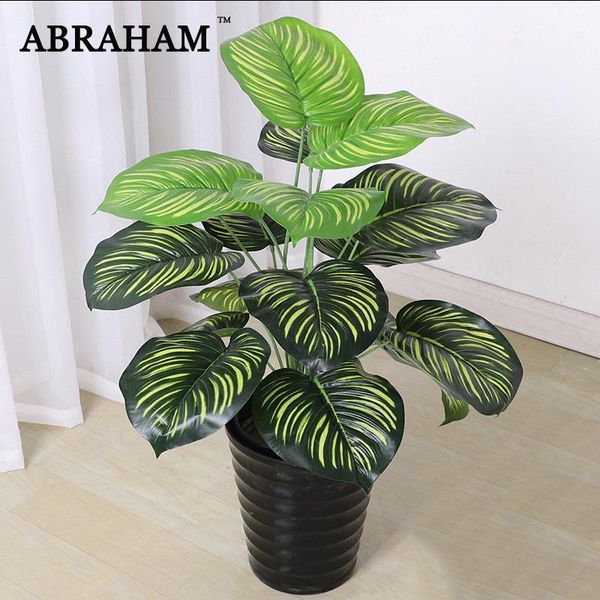 65cm 18fork fake large monstera plant plastic artificial turtle leaves tropical tree branch green plant bonsai decoration home1
65cm 18fork fake large monstera plant plastic artificial turtle leaves tropical tree branch green plant bonsai decoration home1