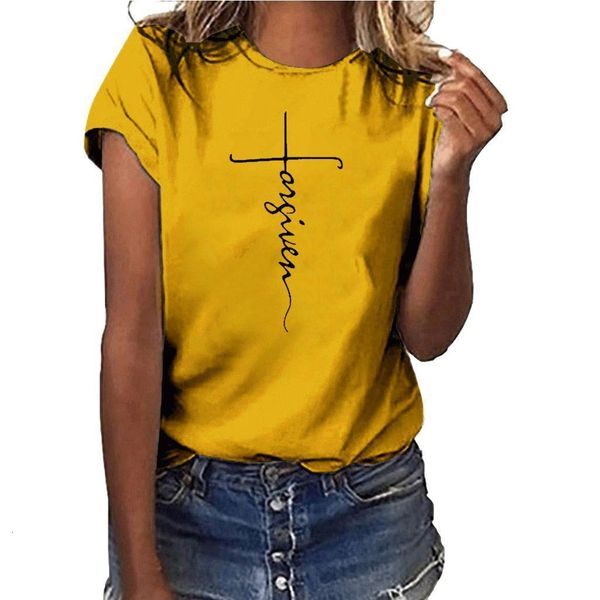 hillbilly forgiven letter print women t shirts short sleeve round neck vogue slim fit cute tee female tshirts, White
hillbilly forgiven letter print women t shirts short sleeve round neck vogue slim fit cute tee female tshirts, White
