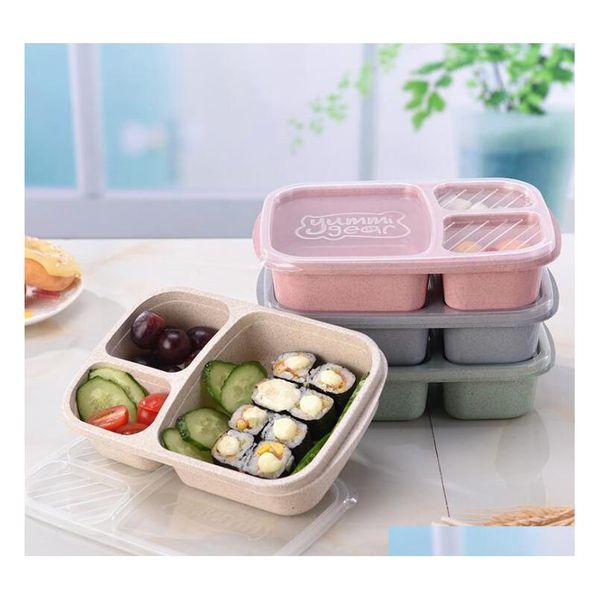 lunch box 3 grid wheat straw bento bagsradable transparent lid food container for work travel portable student lunch boxes containers jz59c
lunch box 3 grid wheat straw bento bagsradable transparent lid food container for work travel portable student lunch boxes containers jz59c