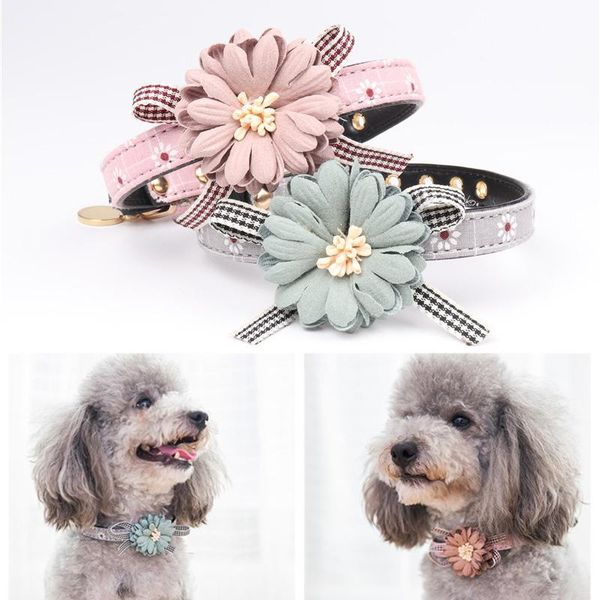 dog collars & leashes cute pet cat collar flower bowknot leather adjustable neck strap floral shape puppy /small dogs cats leads 2 colors
dog collars & leashes cute pet cat collar flower bowknot leather adjustable neck strap floral shape puppy /small dogs cats leads 2 colors