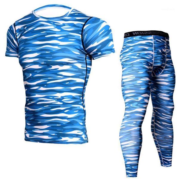running sets rash guard men's thermal underwear, sports pants for running, fitness, gym1, Black;blue
running sets rash guard men's thermal underwear, sports pants for running, fitness, gym1, Black;blue