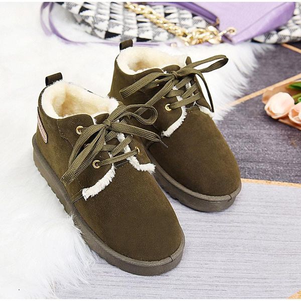 women snow boots ladies flats shoes fashion female boots new winter warm plush ladies ankle casual lace up non slip, Black
women snow boots ladies flats shoes fashion female boots new winter warm plush ladies ankle casual lace up non slip, Black