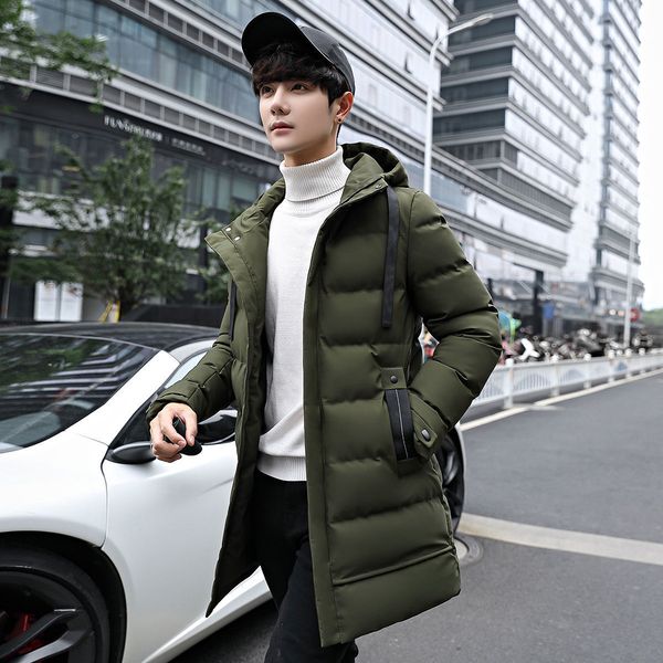 men's 2021 cotton jacket the new listing winter padded with hoodie student windbreaker green tide long coat wpk9, Black
men's 2021 cotton jacket the new listing winter padded with hoodie student windbreaker green tide long coat wpk9, Black