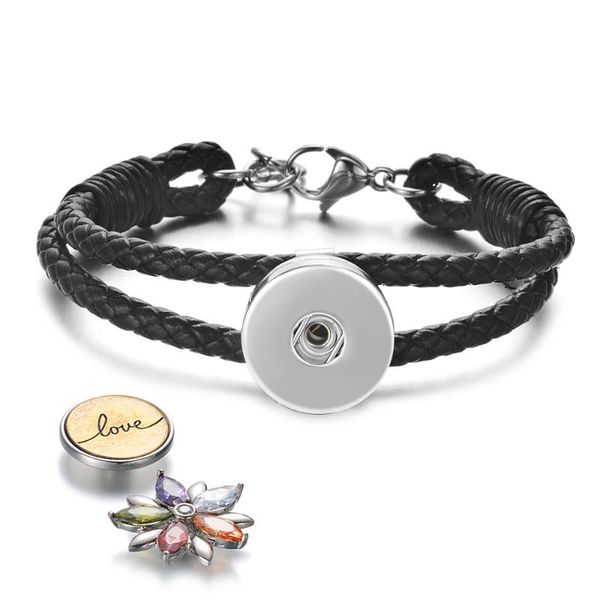 genuine leather ginger snap size charms bracelet 18mm snap button jewelry for diy snaps jewelry nn-719, Golden;silver
genuine leather ginger snap size charms bracelet 18mm snap button jewelry for diy snaps jewelry nn-719, Golden;silver